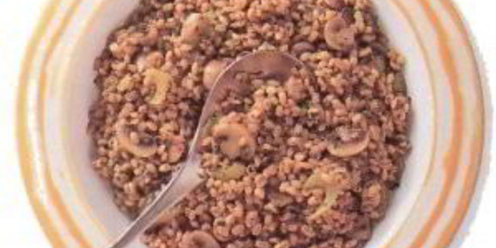 Как приготовить плов из ячменя с грибами