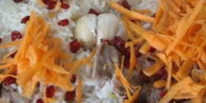 Рецепт плова с барбарисом