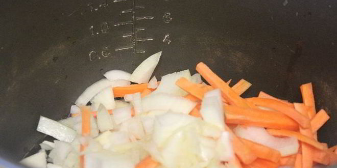 Рецепт плова с курицей и курагой в мультиварке