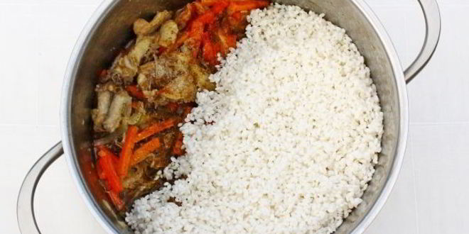 Рецепт плова с курицей в кастрюле