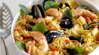 Рецепт Плова с морепродуктами в мультиварке