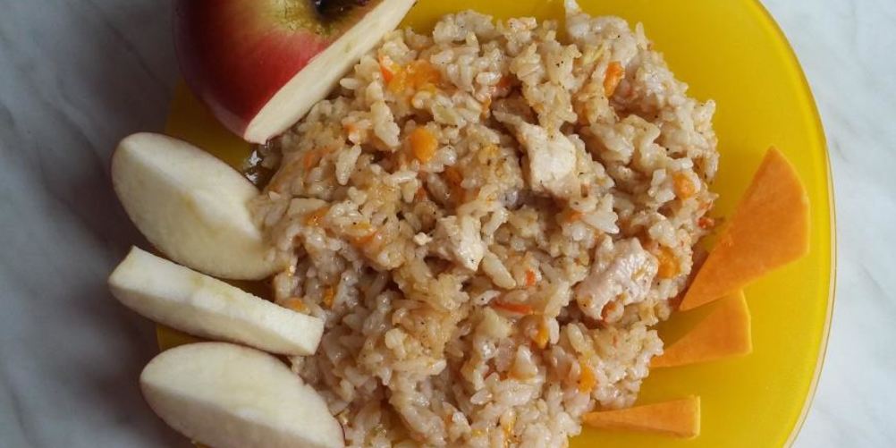 Как приготовить плов с яблоками и тыквой