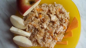 Рецепт Плова с яблоками и тыквой