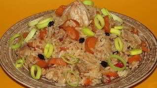 Рецепт Плова со свининой в скороварке