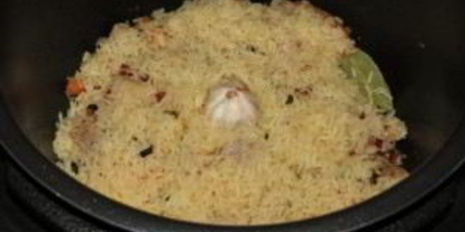 Рецепт плова со свининой в скороварке