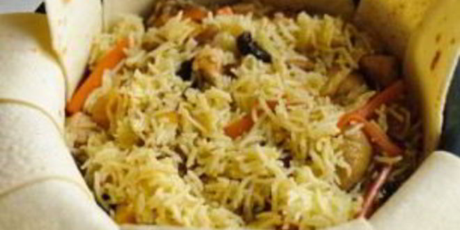 Рецепт плова в лаваше