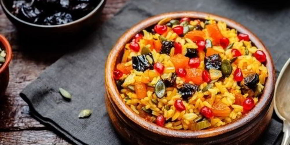 Как приготовить постный плов с сухофруктами