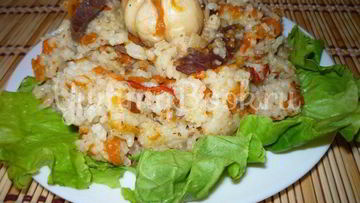 Рецепт Свиных потрохов с рисом в мультиварке