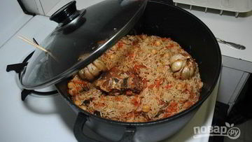 Рецепт Узбекского плова в казане