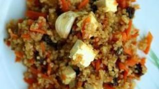 Рецепт Вегетарианского плова с паниром