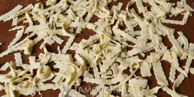 Рецепт постной лапши