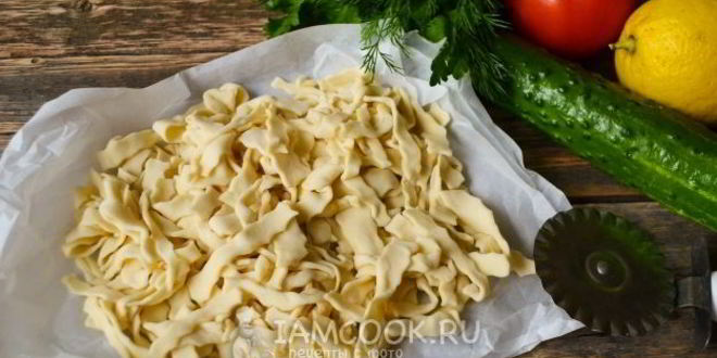 Рецепт постной лапши