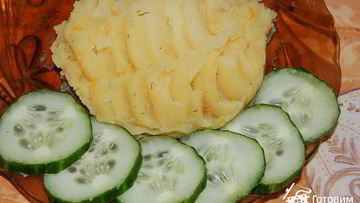 Рецепт Постного картофельного пюре с луком и морковью