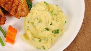 Рецепт Пюре из картофеля и зеленой капусты