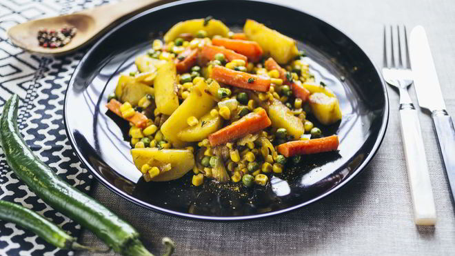 Рецепт Ароматного овощного рагу карри