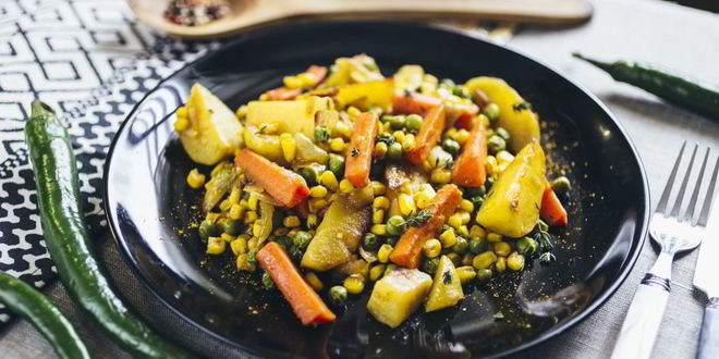 Рецепт ароматного овощного рагу карри