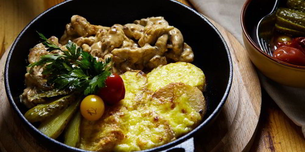 Как приготовить фрикасе из курицы с картофелем