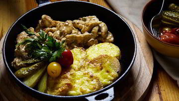 Рецепт Фрикасе из курицы с картофелем