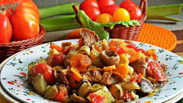 Рецепт Грибного рагу с овощами