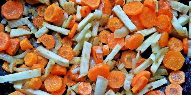 Рецепт грибного рагу с овощами