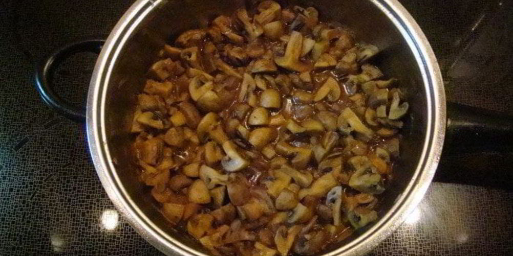 Как приготовить грибное рагу с полентой