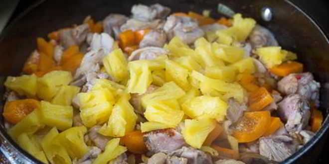 Рецепт карибского рагу из курицы