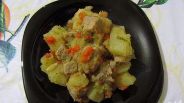 Рецепт Картофельного рагу со свининой