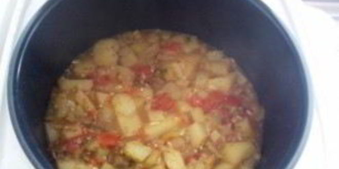 Рецепт картофельного рагу со свининой