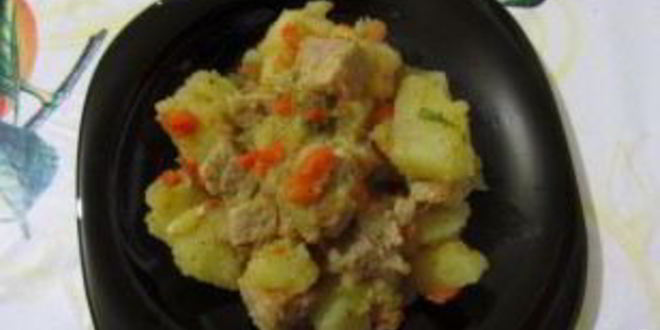 Рецепт картофельного рагу со свининой