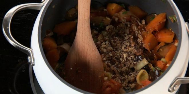 Рецепт овощного рагу с говядиной