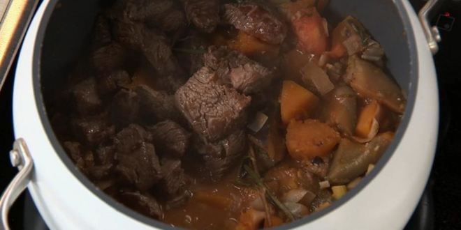 Рецепт овощного рагу с говядиной