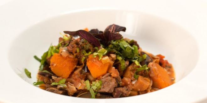 Рецепт овощного рагу с говядиной