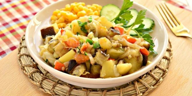 Рецепт овощного рагу с пекинской капустой