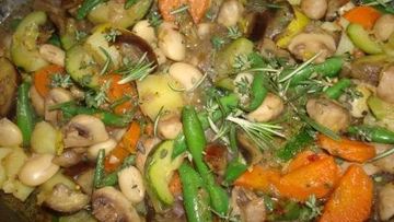 Рецепт Овощного рагу с шампиньонами