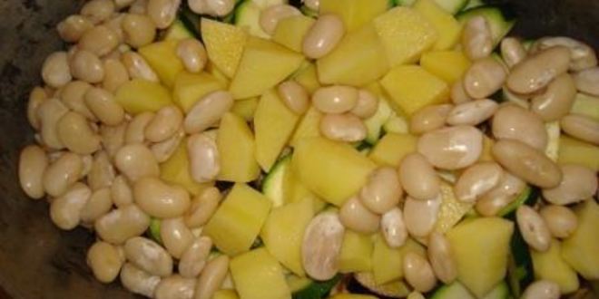 Рецепт овощного рагу с шампиньонами