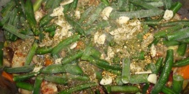 Рецепт овощного рагу с шампиньонами