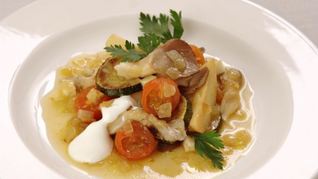 Рецепт Овощного рагу с вешенками