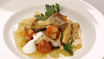 Рецепт Овощного рагу с вешенками