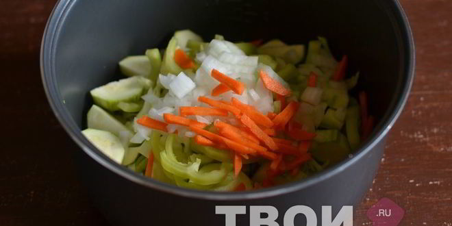 Рецепт овощного рагу в мультиварке