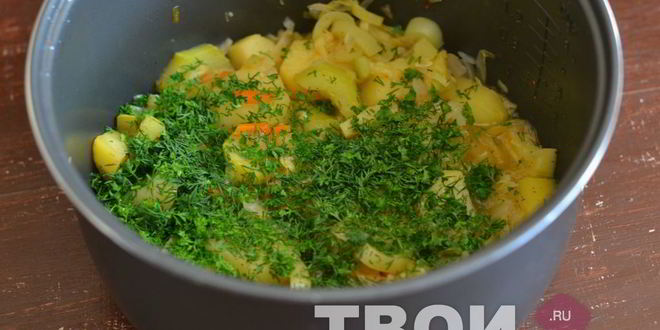 Рецепт овощного рагу в мультиварке