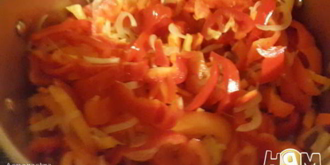 Рецепт рагу из баклажан с перцем