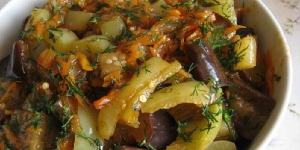 Как приготовить рагу из баклажанов