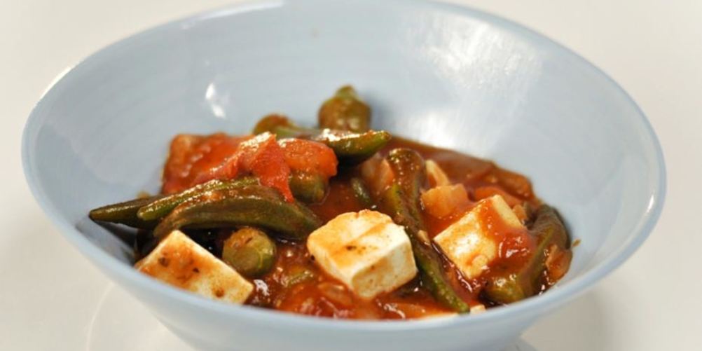 Как приготовить рагу из бамии с фетой