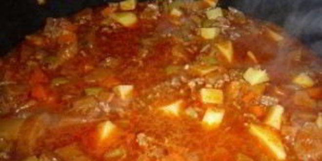 Рецепт рагу из фарша с кабачками