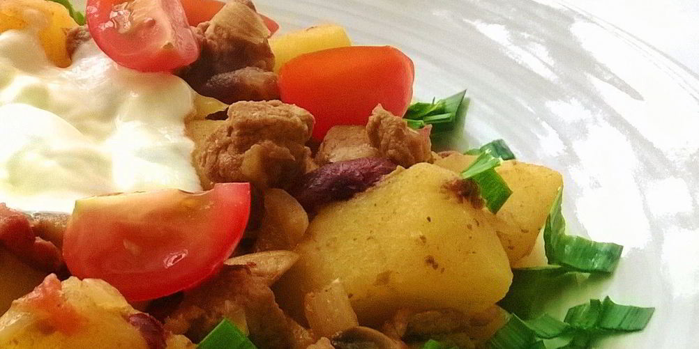 Как приготовить рагу из говядины с фасолью