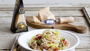 Рецепт Рагу из кролика с пастой и сыром