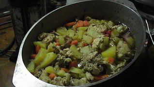 Рецепт Рагу из курицы и овощей