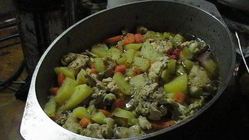 Рецепт Рагу из курицы и овощей