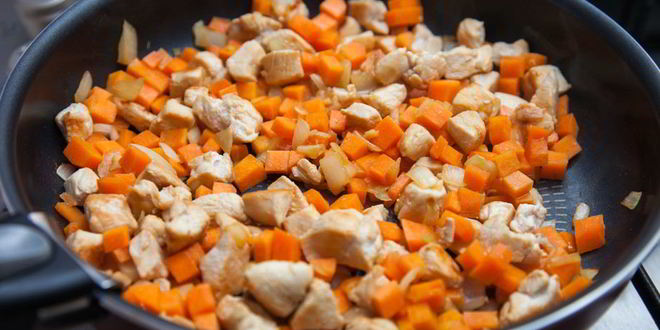 Рецепт рагу из курицы и стручковой фасоли