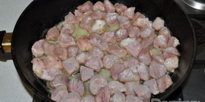 Рецепт рагу из свинины с тушеной капустой